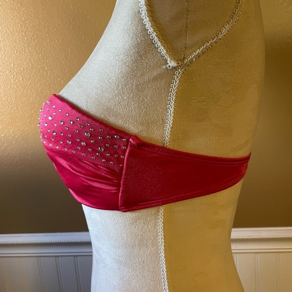 Y2k Vintage Victoria’s Secret Bandeau Swim Top Sz S - Picture 3 of 8